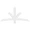 Ekena Millwork Davenport Architectural Grade PVC Gable Bracket, 60"W x 30"H x 2"D x 4"F, 12/12 Pitch GBP060X30X0204DAV00 - alternate 4